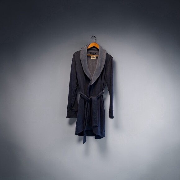 UGG Australia Other - UGG Blanche II (Duffield) Robe Women's Size Large Navy Blue Soft Warm EUC